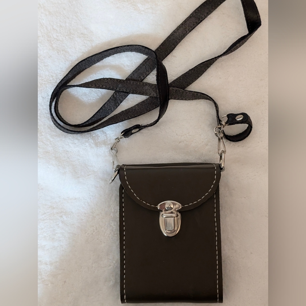 Bifold Leather Purse Wallet Brown Wallet Purse.